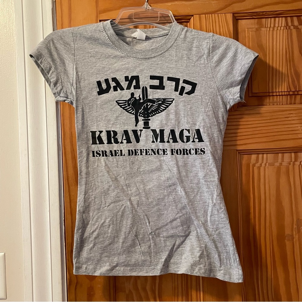 Krav Maga Israel Defence Forces Women's Short Sleeve Tee - Gray